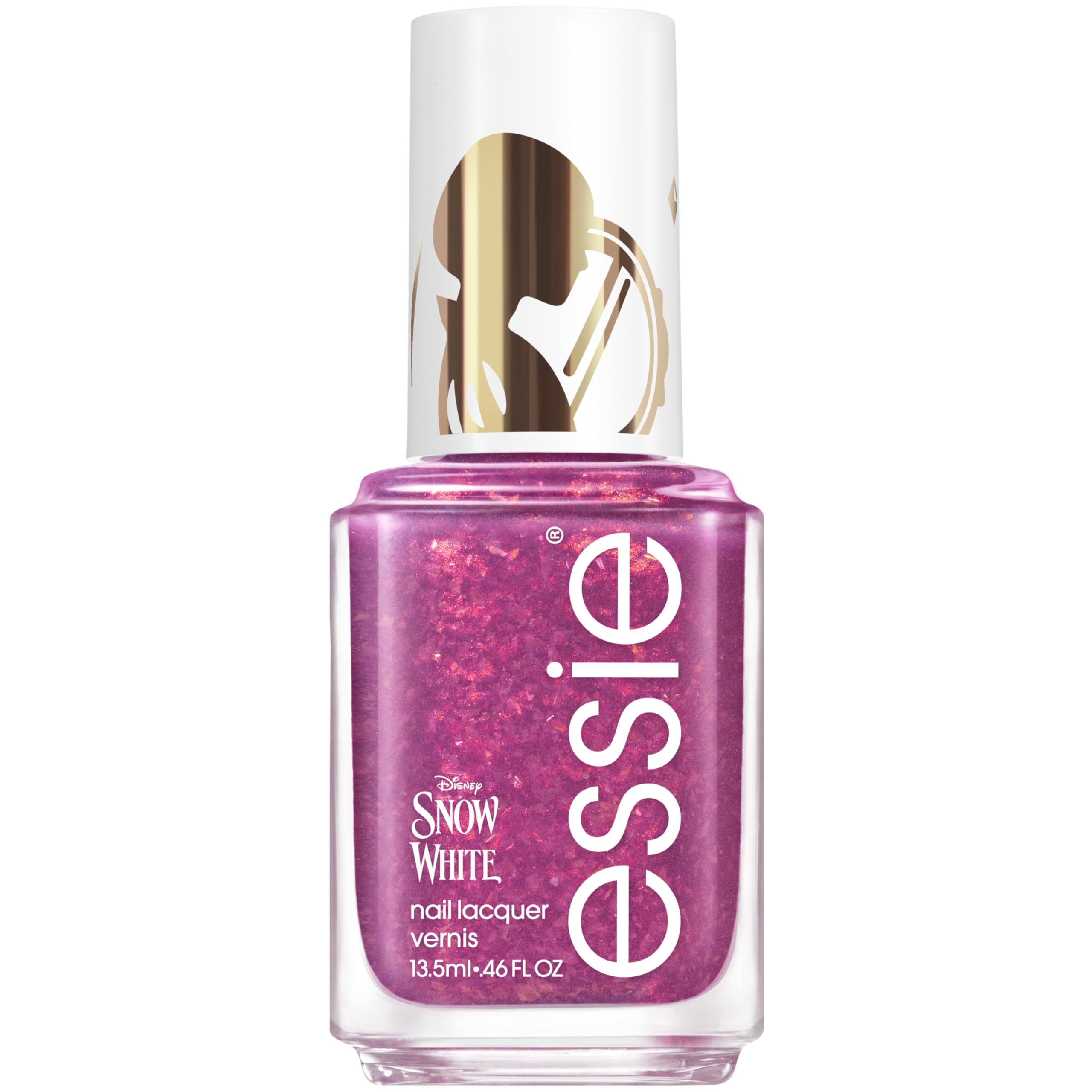 Essie Vernis à Ongles N°55 Fiercest of Them All - Édition Limitée Professionnelle Manucure - Blanc Neige Lilas Chunky 13
