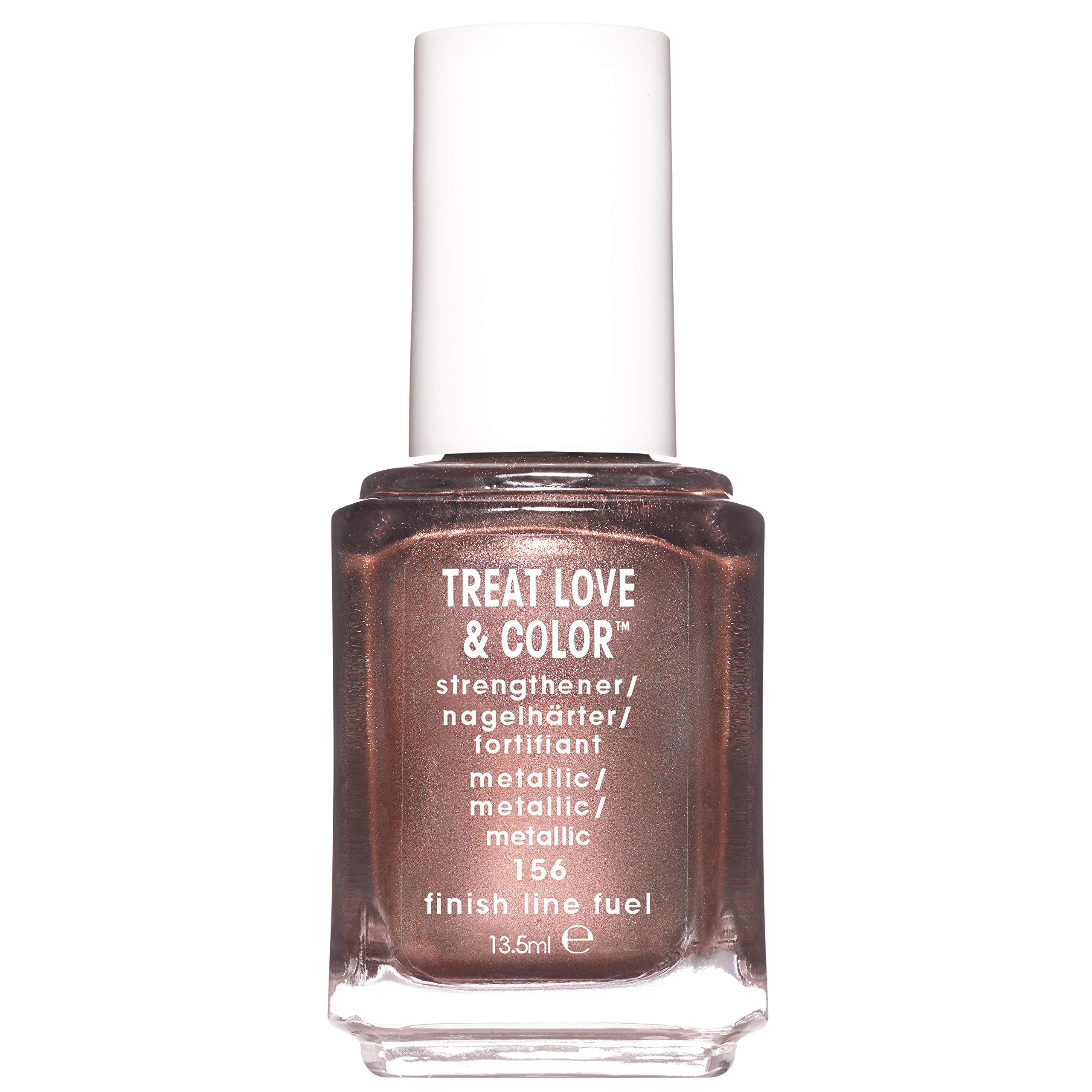 Essie Vernis à Ongles Réparateur et Brillant Finish Line Fuel, Bronze, 13,5 ml – Polish pour Ongles Femme avec Éclat, Fo